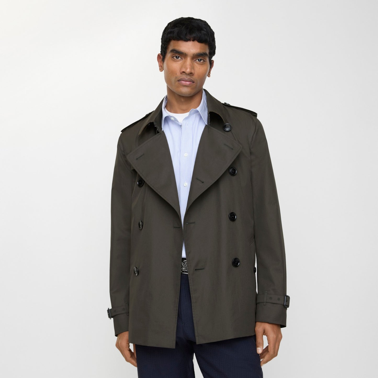 Extra-short Tropical Gabardine Kensington Trench Coat