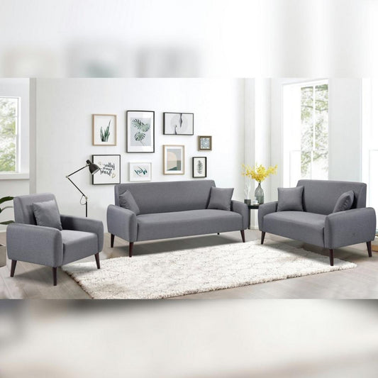 Modern Linen Sofa Set