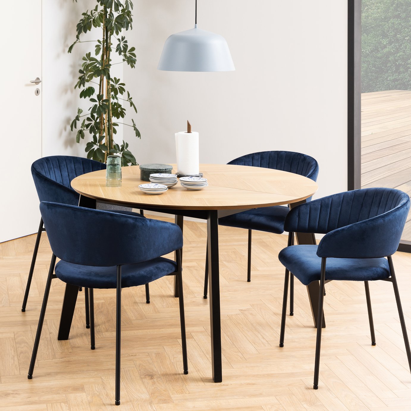 Furniture To Go Georgetown Ext 6 Seater Dining Table-Natural