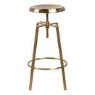 Furniture To Go Goose Metal Bar Stool - Brass