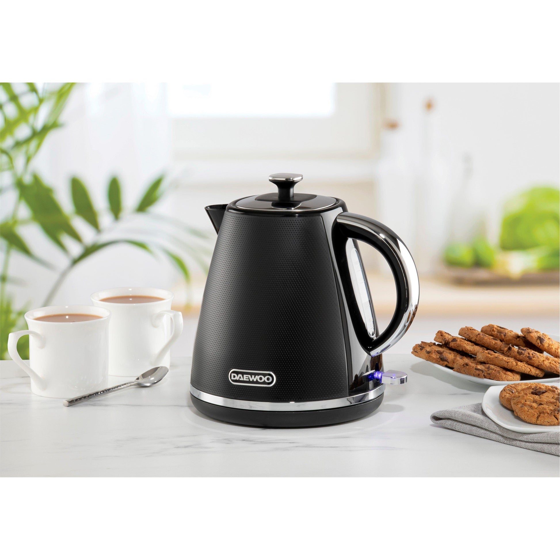 STIRLING 1.7L 3KW PYRAMID KETTLE BLACK