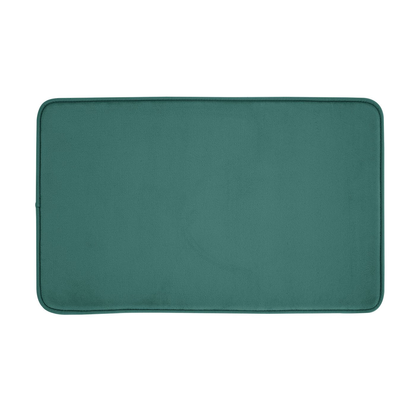 Catherine Lansfield Green Memory Foam Bath Mat - 50x80cm