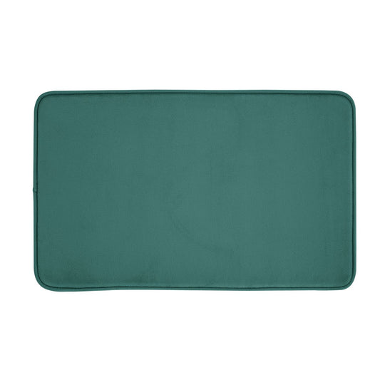 Catherine Lansfield Green Memory Foam Bath Mat - 50x80cm