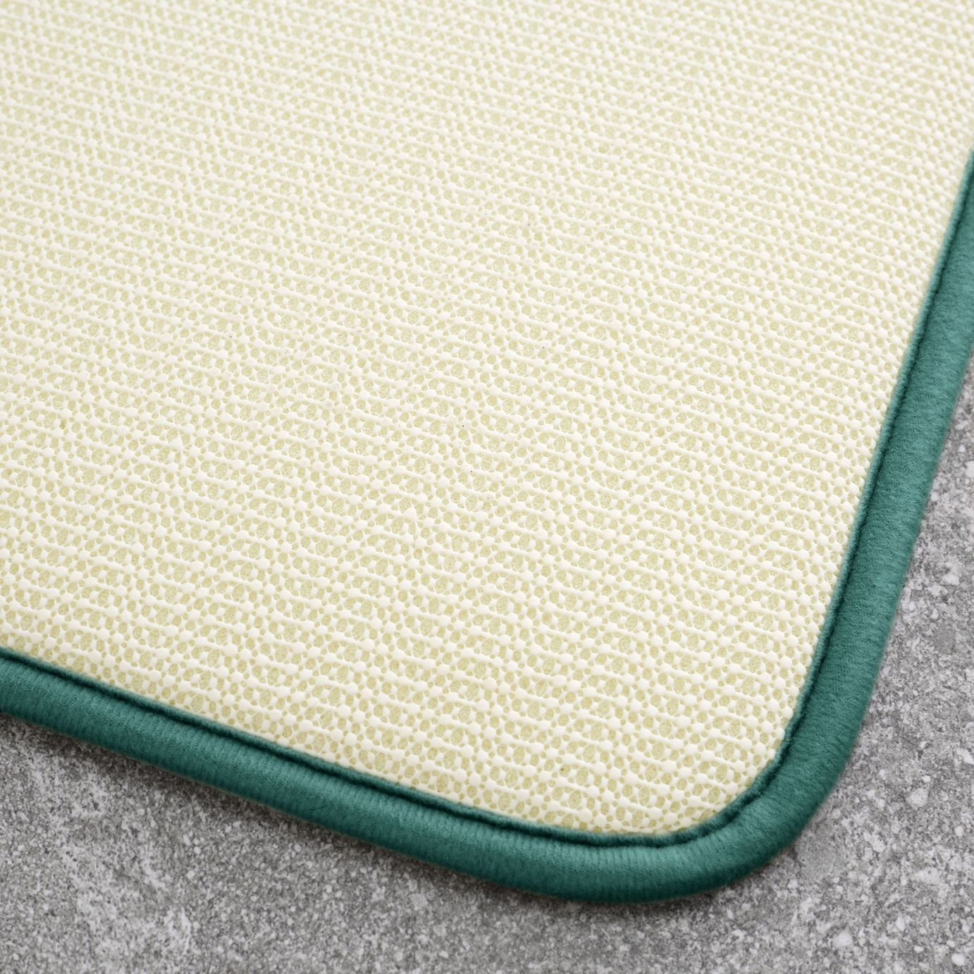 Catherine Lansfield Green Memory Foam Bath Mat - 50x80cm