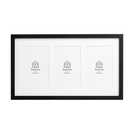 Habitat Single Mount Triple Black Photo Picture Frame - 4x6"
