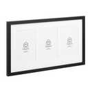 Habitat Single Mount Triple Black Photo Picture Frame - 4x6"