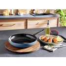 Morphy Richards 28cm Non Stick Aluminium Frying Pan - Blue