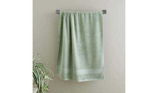 Catherine Lansfield Anti Bacterial Bath Sheet - Sage Green