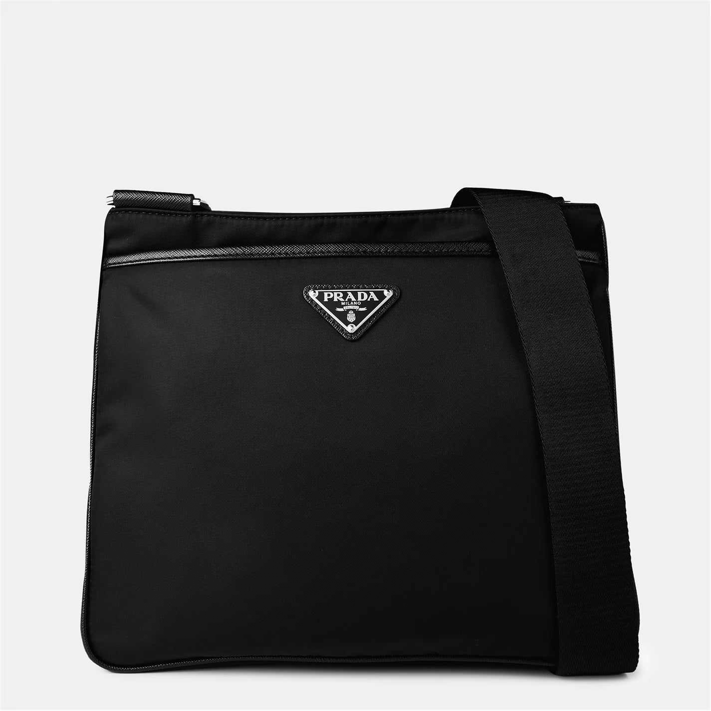 Nylon Messenger Shoulder Bag