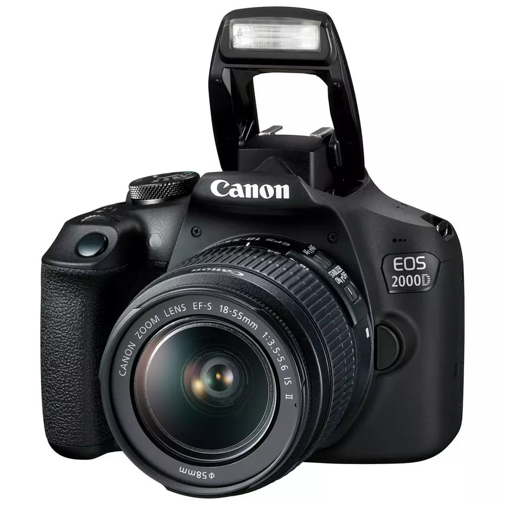 Canon EOS 2000D DSLR Camera with 18-55mm IS Lens