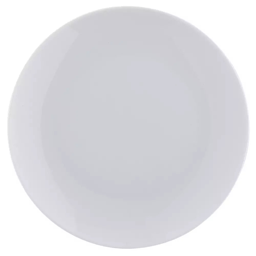 Argos Home Coupe 12 Piece Porcelain Dinner Set - Super White