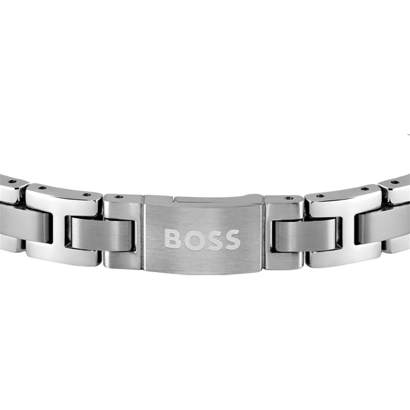 Boss Men's Metal Link Bracelet with Magnetic Closure