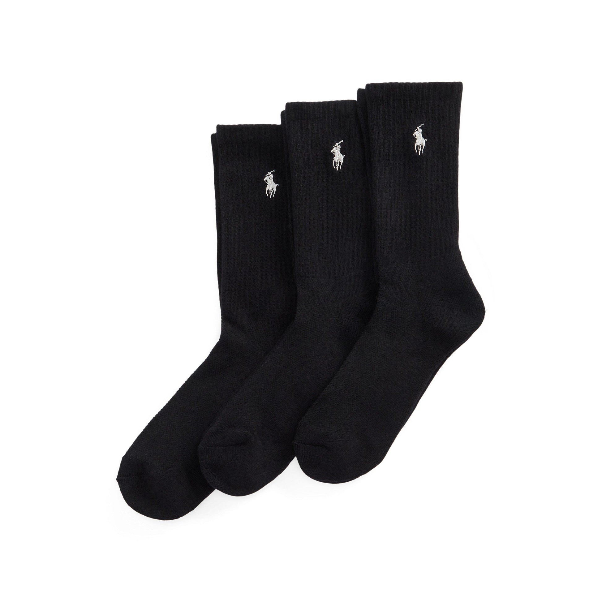 Polo Ralph Lauren Women's Cotton Three-Pack Crew Socks