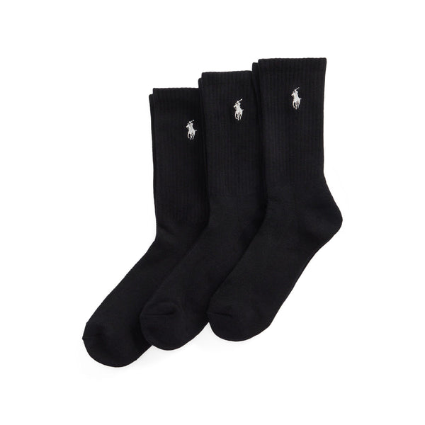 Polo Ralph Lauren Women's Cotton Three-Pack Crew Socks
