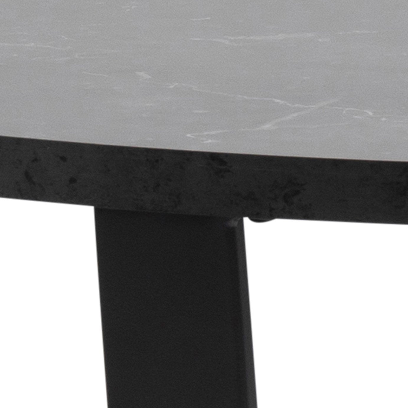 Furniture To Go Amble 4 Seater Round Dining Table - Black