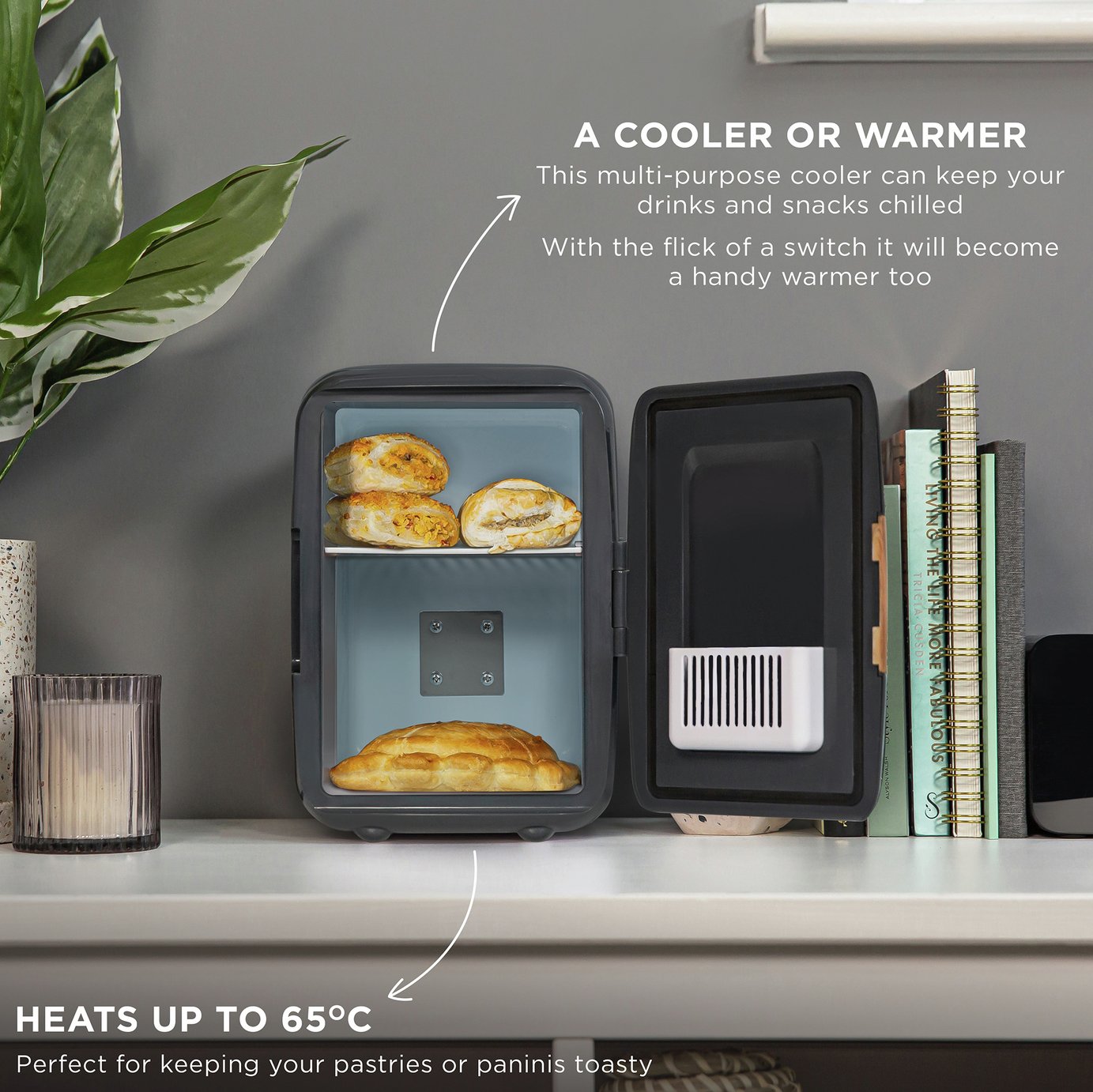 Russell Hobbs Scandi RH4CLR1001SCG 4L Mini Cooler - Grey