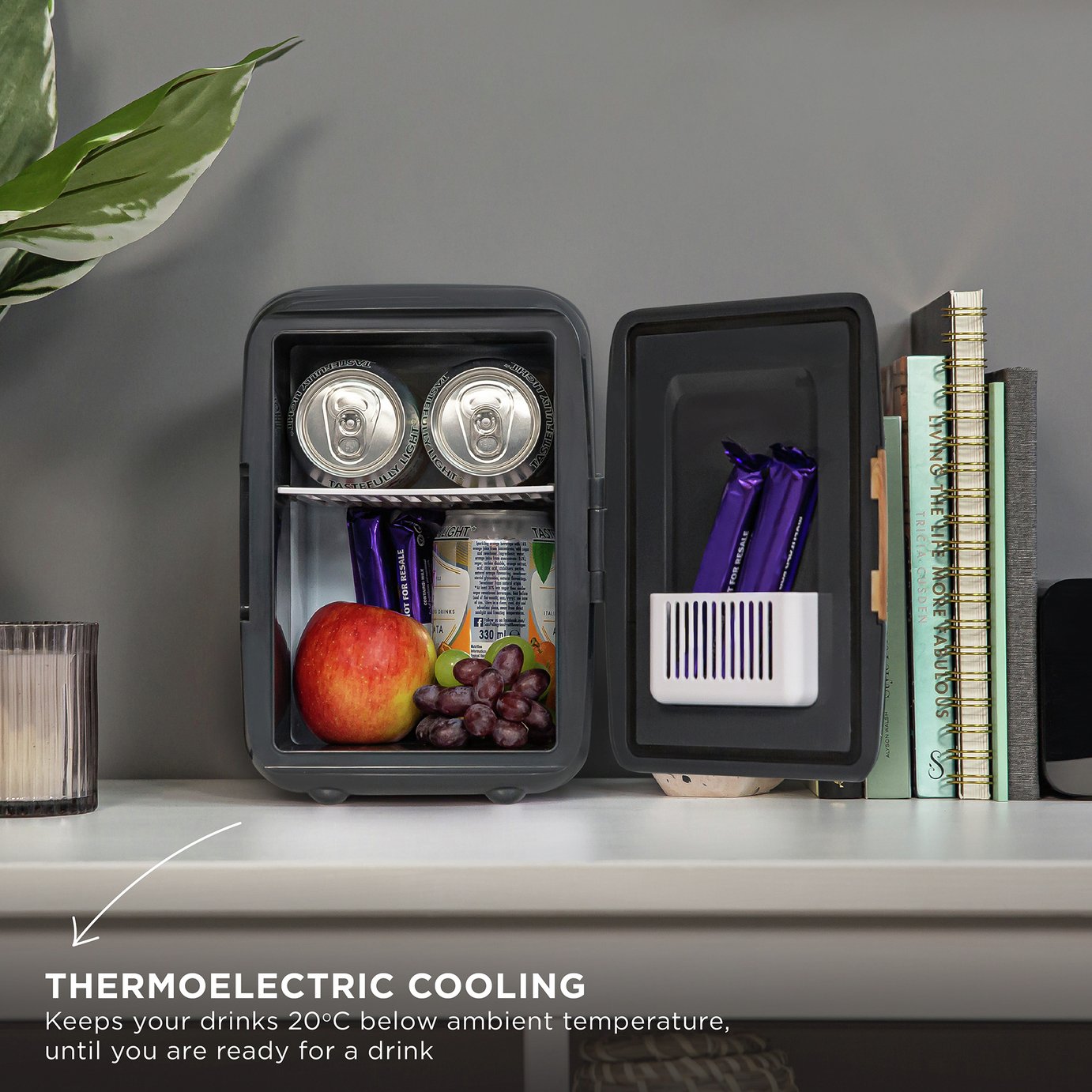 Russell Hobbs Scandi RH4CLR1001SCG 4L Mini Cooler - Grey