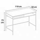 Furniture To Go Angus Office Desk - Natural
