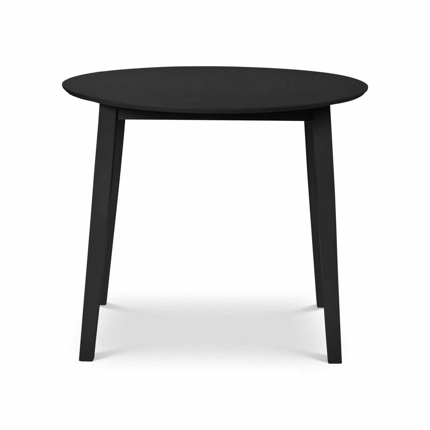 Julian Bowen Coast Ext 4 Seater Round Dining Table - Black
