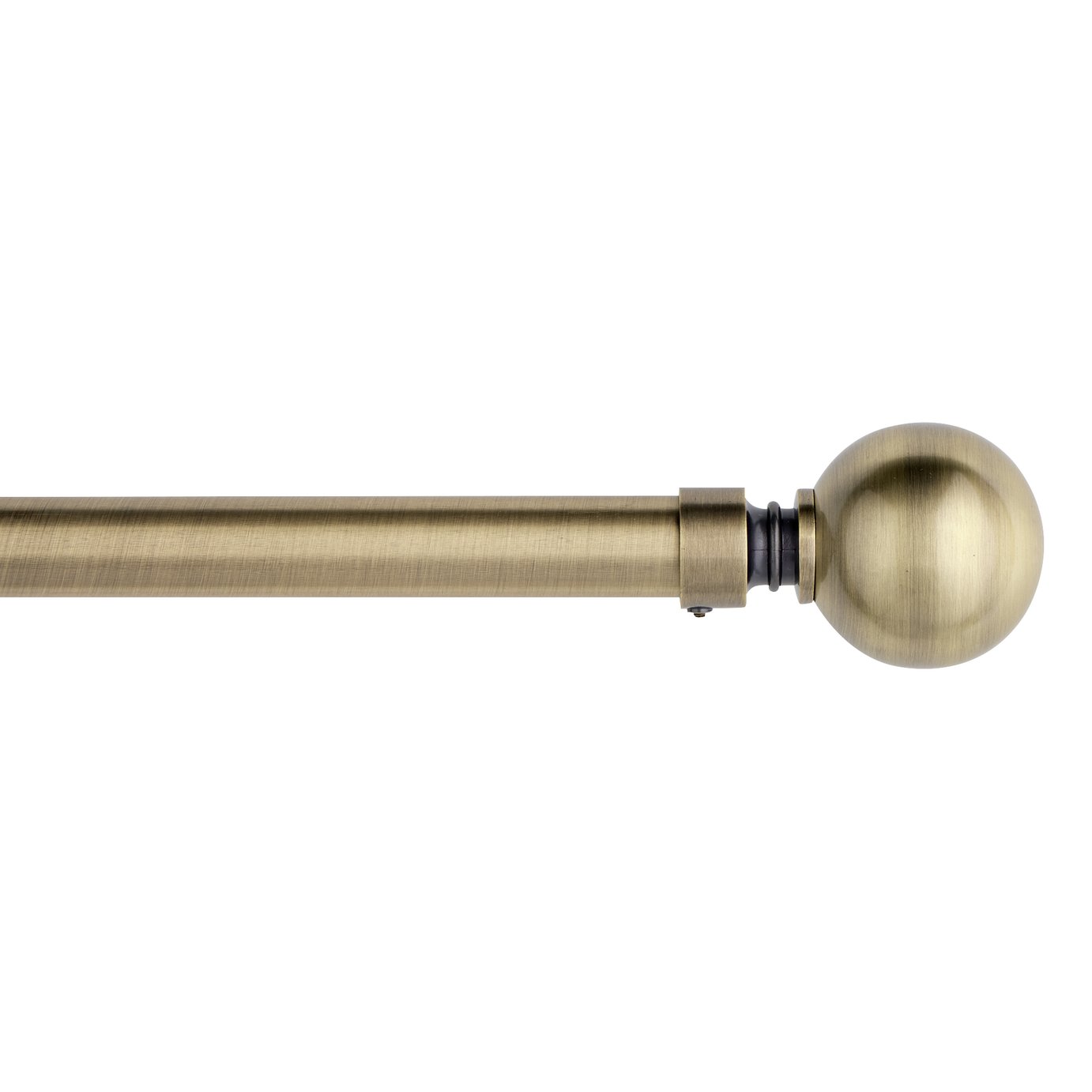 Argos Home Extendable Metal Room Darkening Brass Curtain Pole - 110 - 300cm