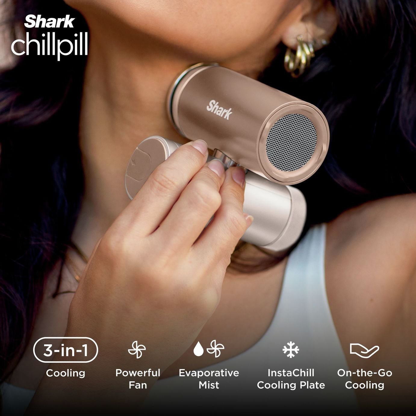 Shark ChillPill 3-in-1 Fan Mist & InstaChill System