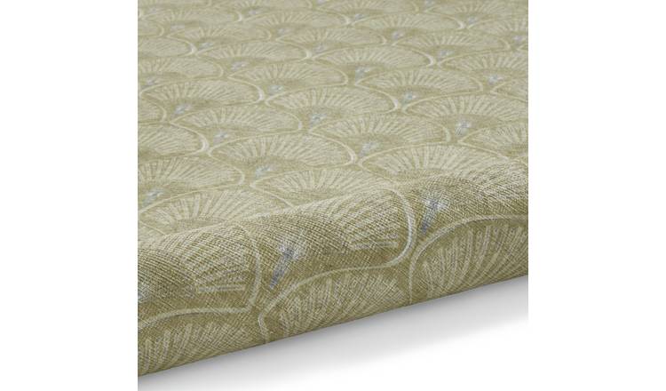 Catherine Lansfield Deco Green Flatweave Rug - 76x150cm