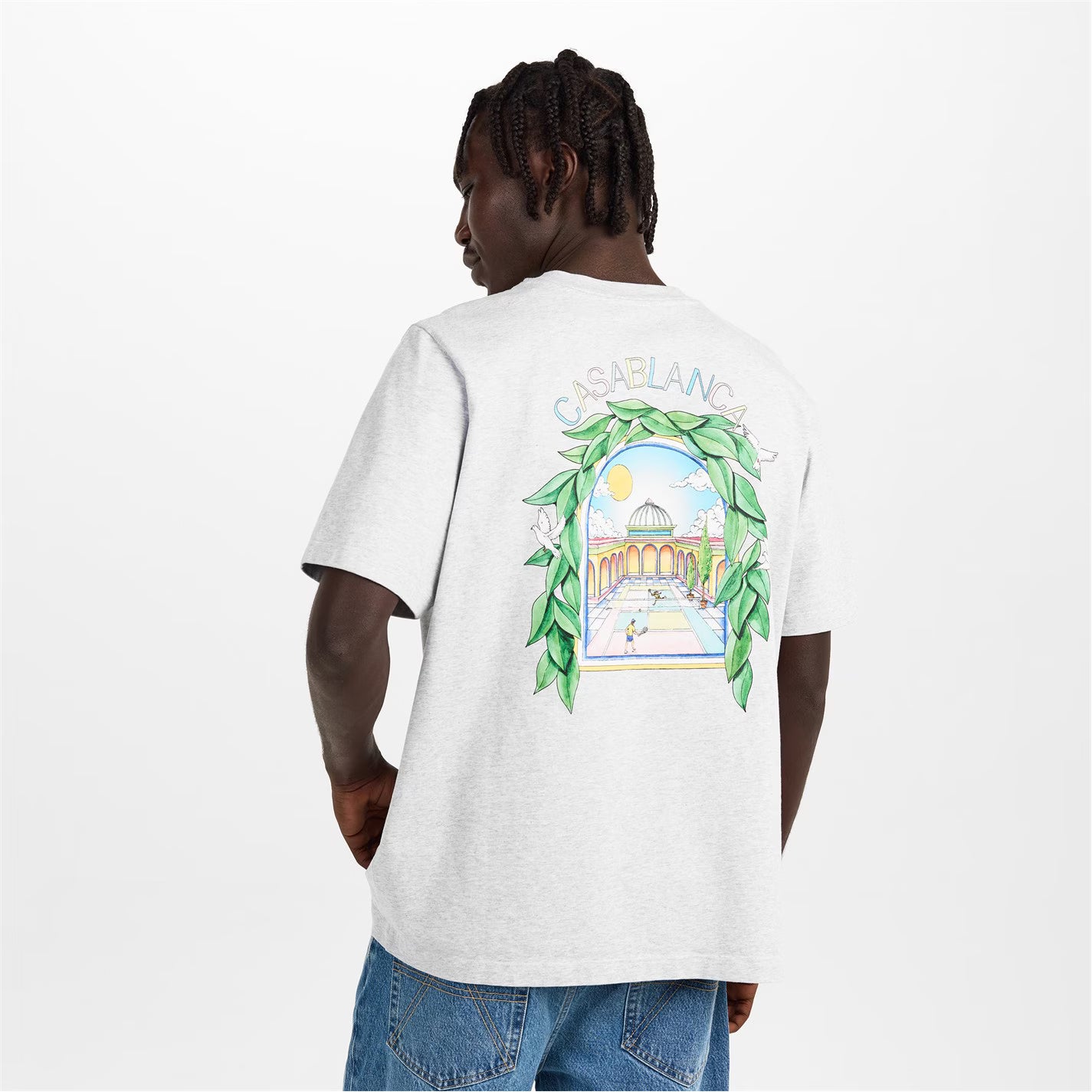 Men's Graphic Cotton L'Arche Tennis Club T-Shirt