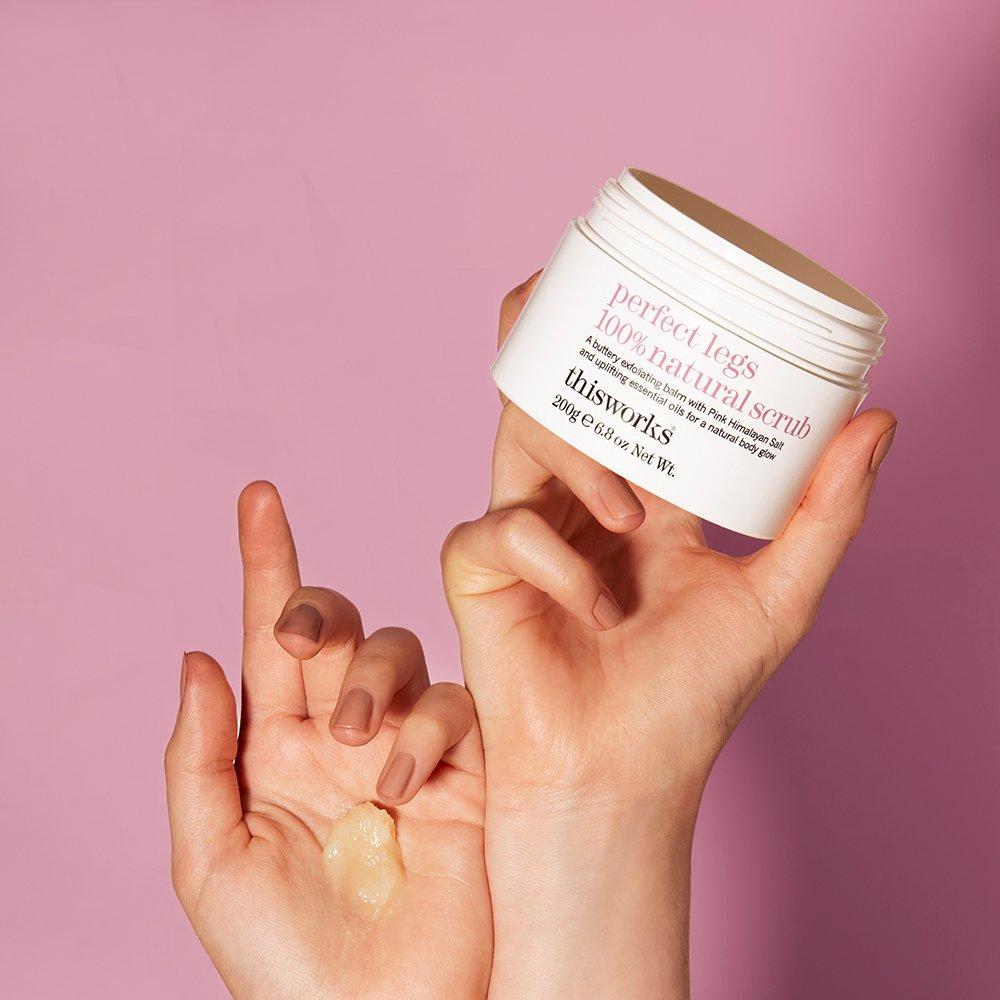 This Works Perfect Legs Natural Scrub