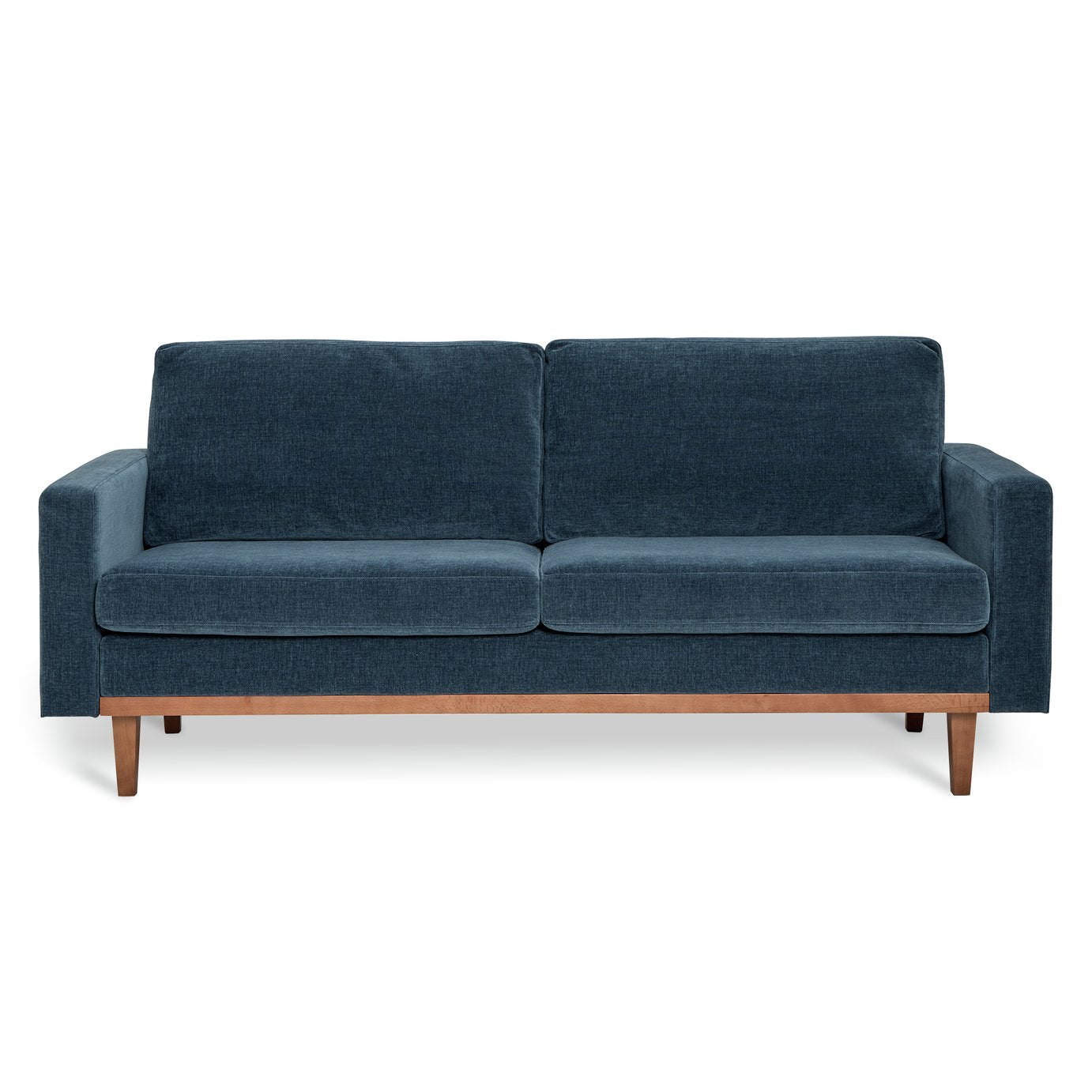 Habitat Della Fabric 3 Seater Sofa - Blue