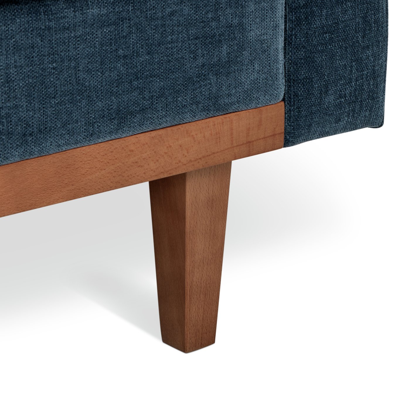 Habitat Della Fabric 3 Seater Sofa - Blue