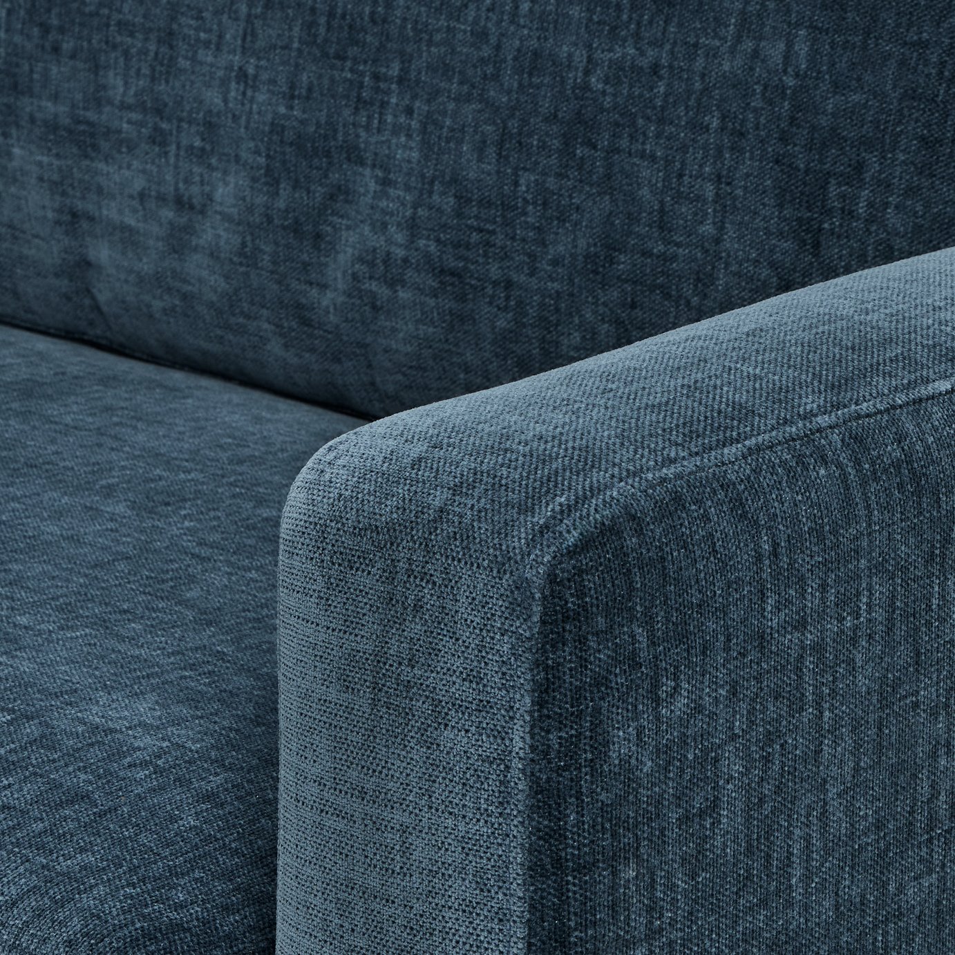 Habitat Della Fabric 3 Seater Sofa - Blue