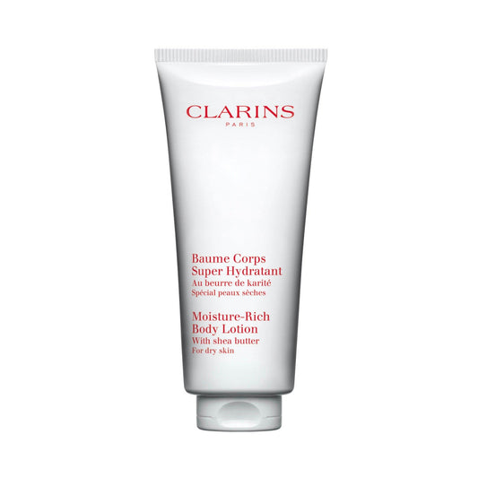 Clarins Moisture-Rich Shea Butter Body Lotion for Dry Skin