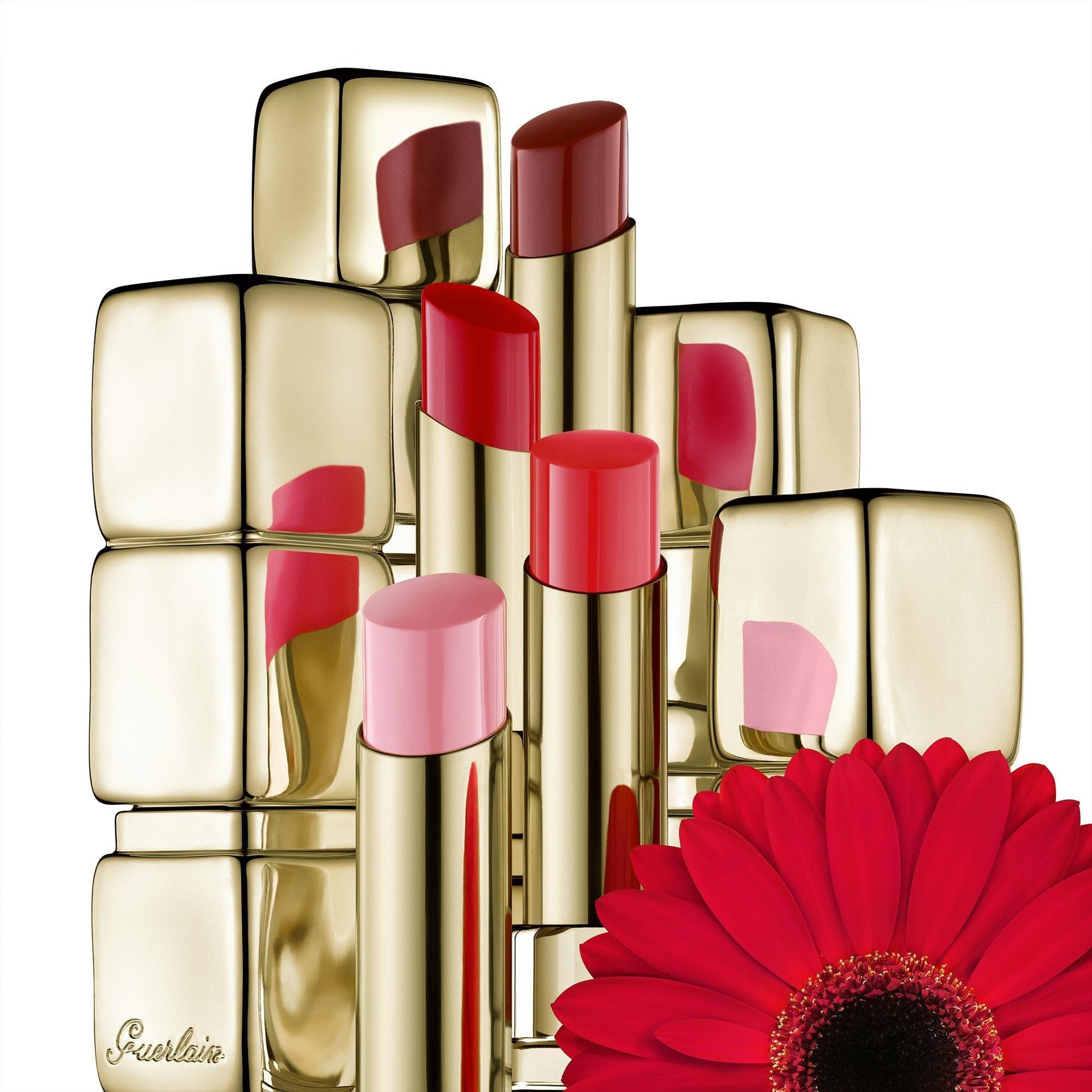 Guerlain KissKiss Shine Bloom Naturally-Derived Ingredients Lipstick