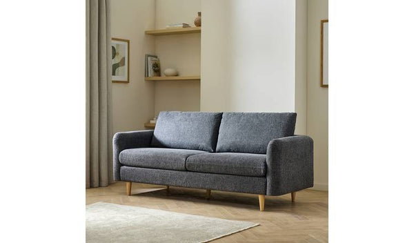 Argos Home Betty Fabric 3 Seater Sofa - Grey