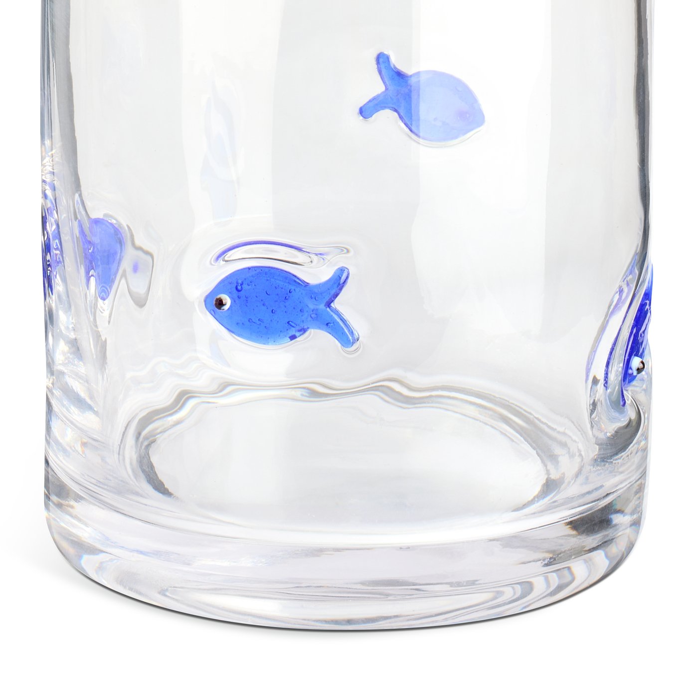 Argos Home Med Coastal Fish Tumbler - Blue