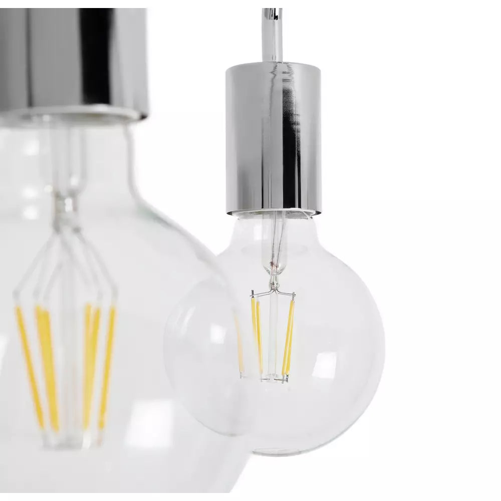 Argos Home Rayner 3 Light Flush Ceiling Light - Chrome