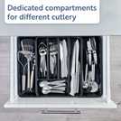 Minky Extending Cutlery Set - Black