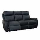 Aspire Kingsmere 3, 2 & 1 Seater Power Recliner Sofa - Black