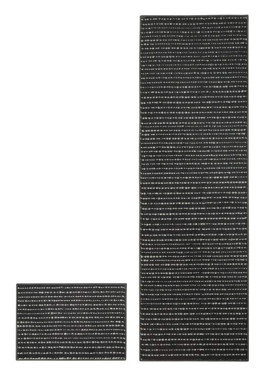 Argos Home Washable Spotted Runner & Mat Set - 180x57cm