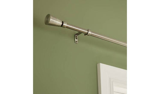 Argos Home Extendable Metal Trumpet Brass Curtain Pole - 165 - 300cm