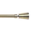 Argos Home Extendable Metal Trumpet Brass Curtain Pole - 165 - 300cm