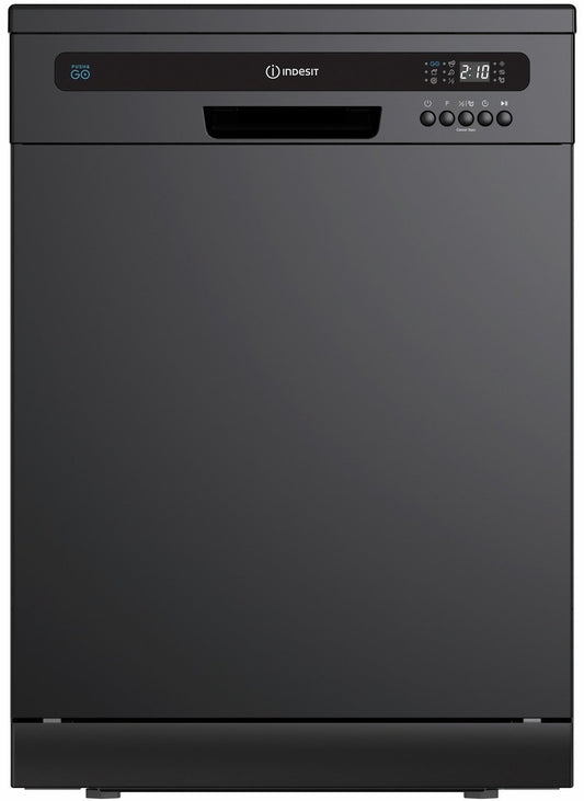 Indesit IN2FE13CNO7BUK Full Size Dishwasher - Black