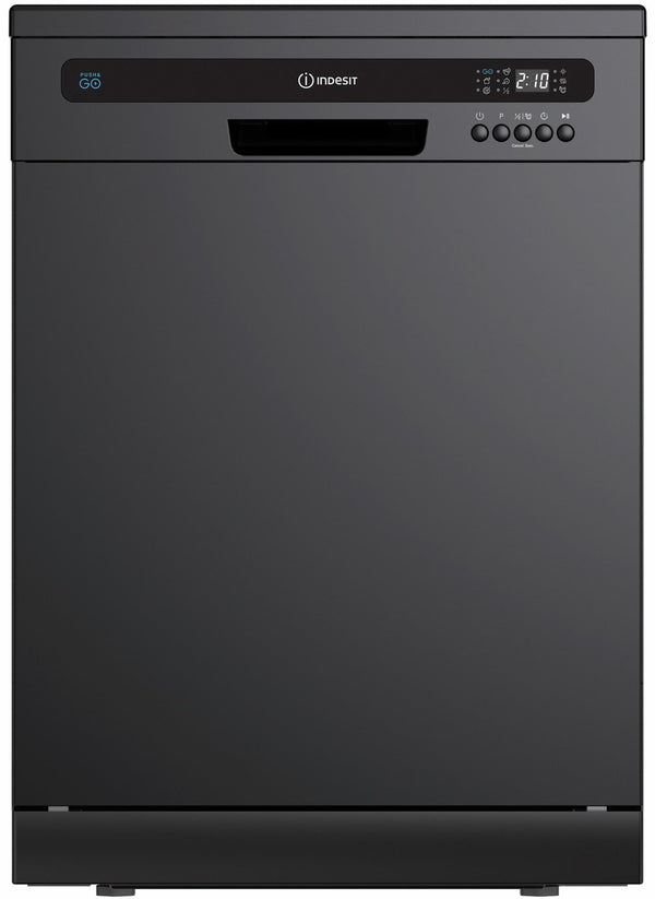Indesit IN2FE13CNO7BUK Full Size Dishwasher - Black