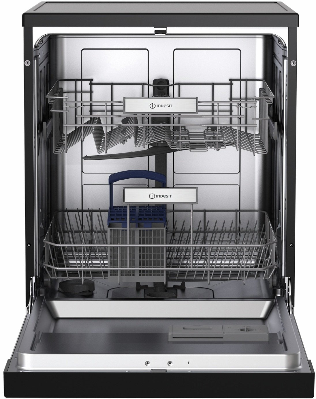Indesit IN2FE13CNO7BUK Full Size Dishwasher - Black