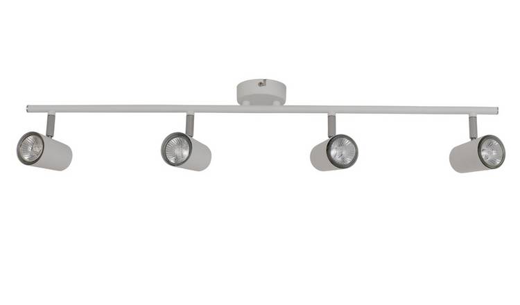 Argos Home 4 Light Bar Light - Matt White