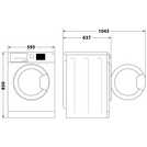 Hotpoint NSWM846BSUK 8KG 1400 Spin Washing Machine - Black