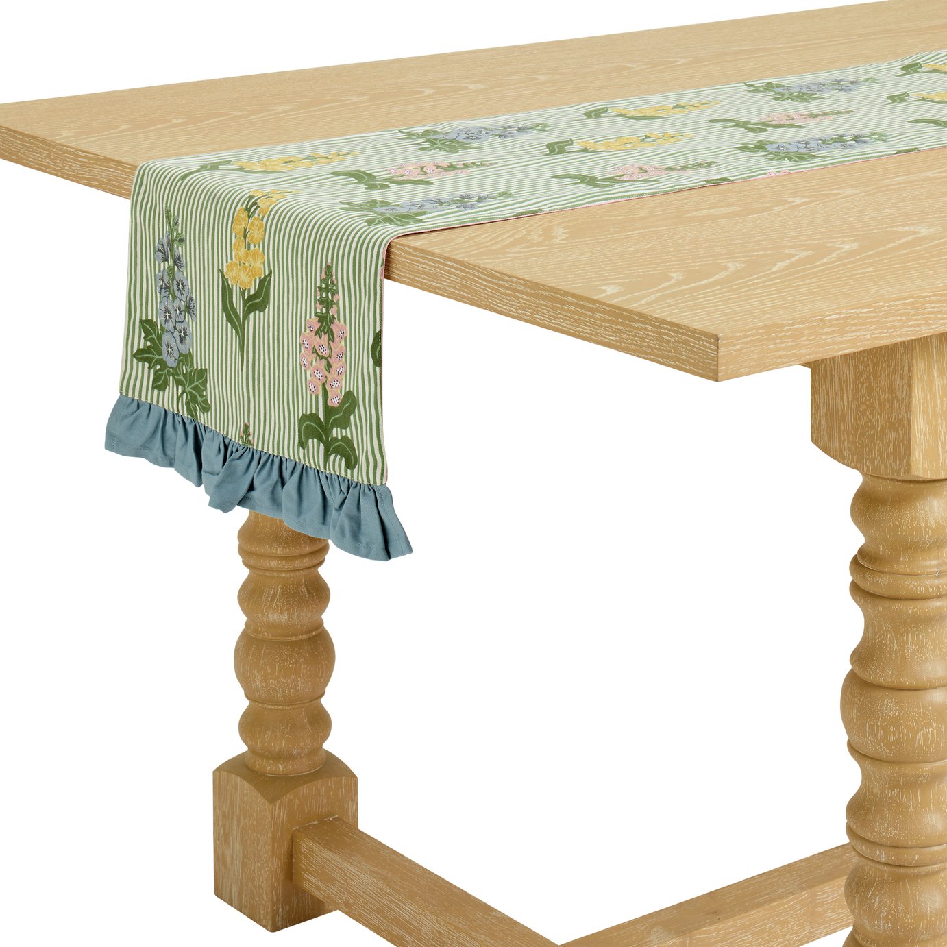 Argos Home Summer Fair Table Runner - Green