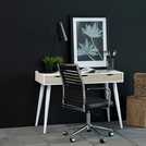 Furniture To Go Neptun 3 Drawer Office Desk - White & Oak