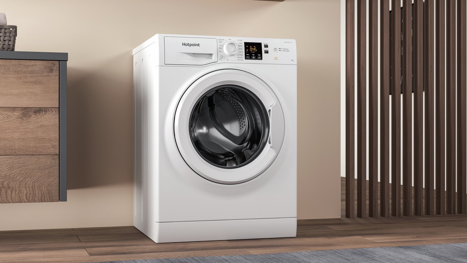 Hotpoint NSWM946WUK 9KG 1400 Spin Washing Machine - White
