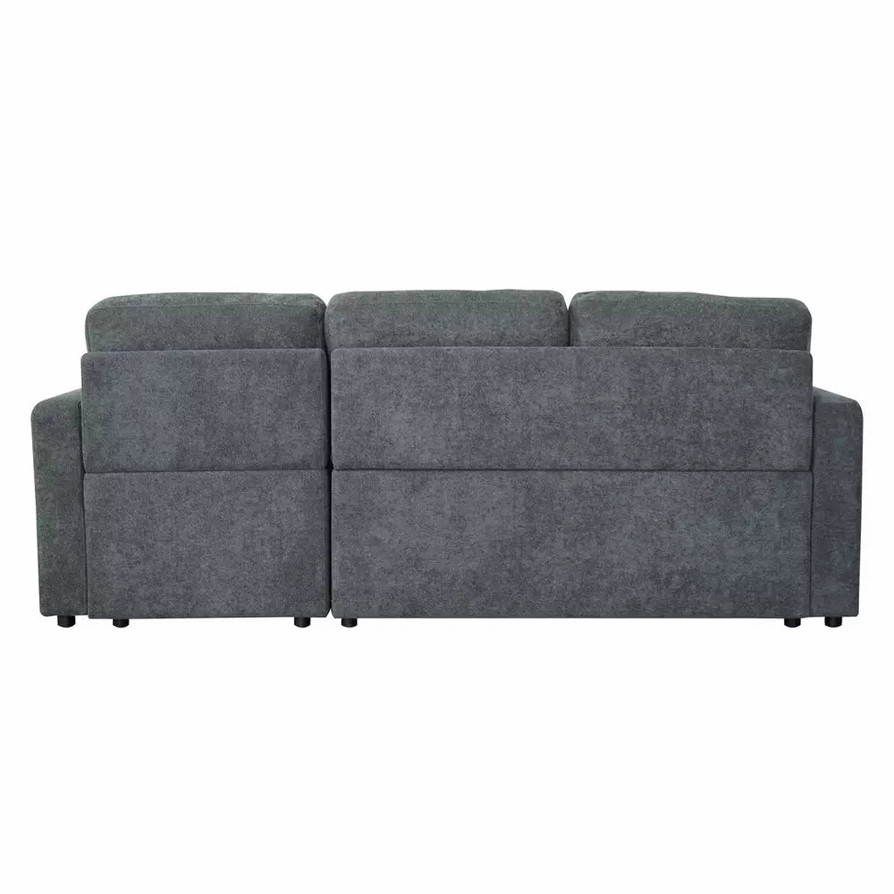 Aspire Nexis Right Hand Chaise Storage Sofa Bed - Charcoal